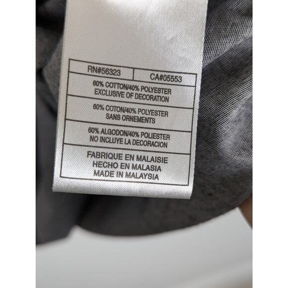 Nike Sports Tee Sz M  Black/Greys fit dry mens polo Chest42"Length27"collared SS - Picture 3 of 8